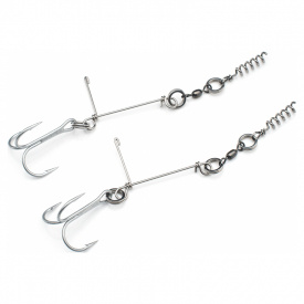 SvartZonker Stinger Tackel - x-small 2-pack 4,5cm 1/0