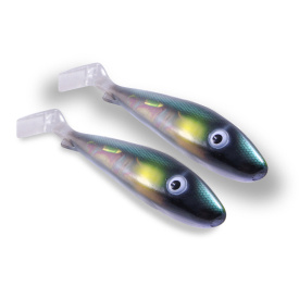 SvartZonker Big McRubber 25cm Flash Series (2-pack) - Green Sunshine