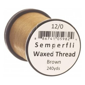 Semperfli Waxed Thread 12/0 - Brown