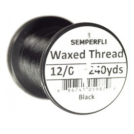 Semperfli Waxed Thread 12/0 - Black