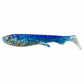 Wolfcreek Shad 8,5cm, 6g (5-pack) - Silver Blue Glitter (UV)