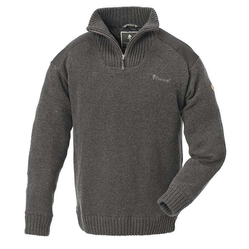 Pinewood Hurricane Sweater D.GreyMel