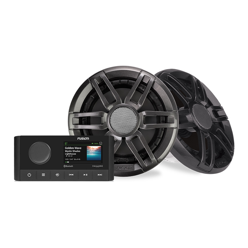 Fusion Stereo- och Högtalarpaket, Paket med MS-RA210 och XS Sports-Högtalare