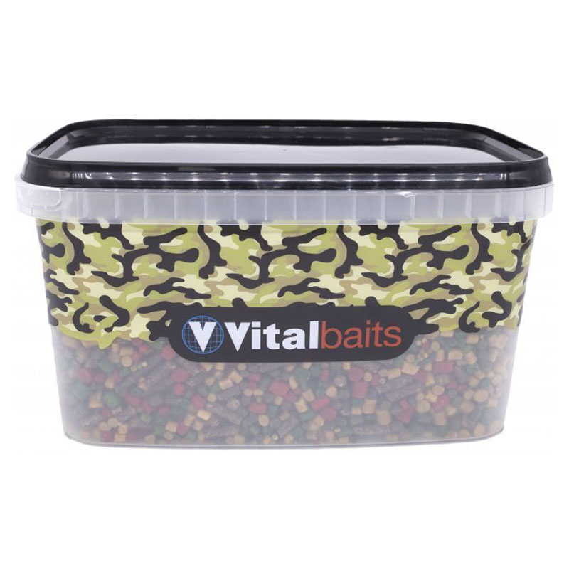 Vital Baits Pellets SPOD Mix Bucket 3kg