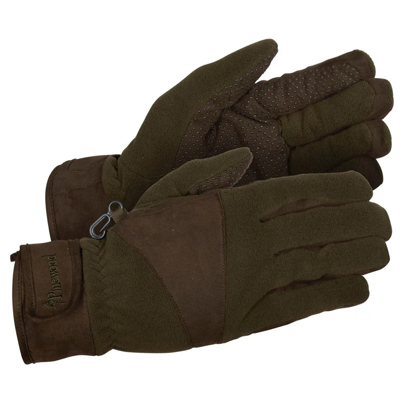 Pinewood Småland Hunters Fleece Glove H.Brown/S. Brown