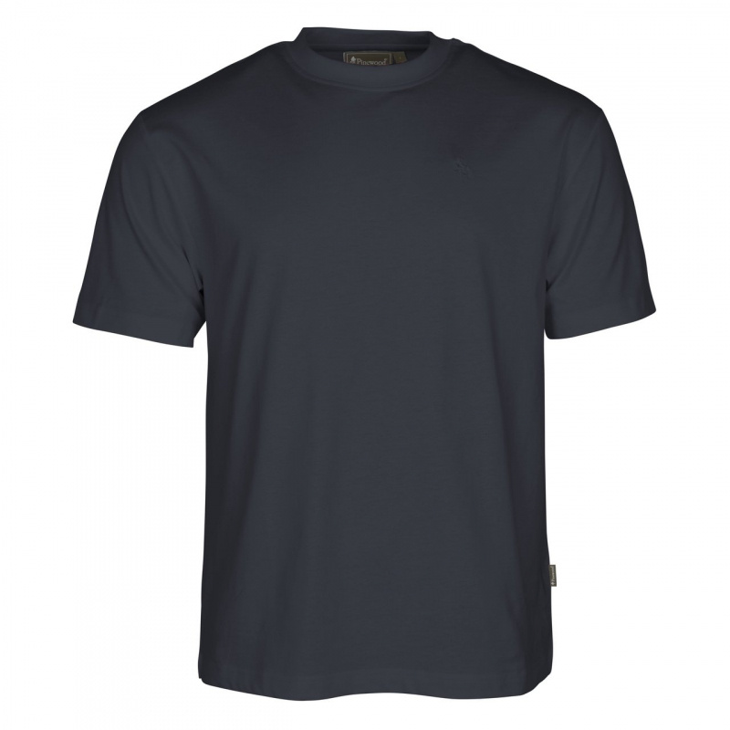 Pinewood T-Shirt 3-pack Offwhite/Indigo Blue/Burnt Orange