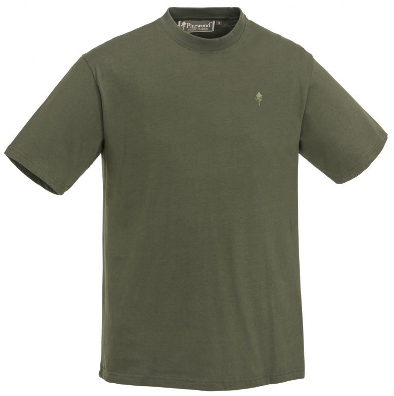 Pinewood T-shirts 3-pack Green/H.Brown/Khaki