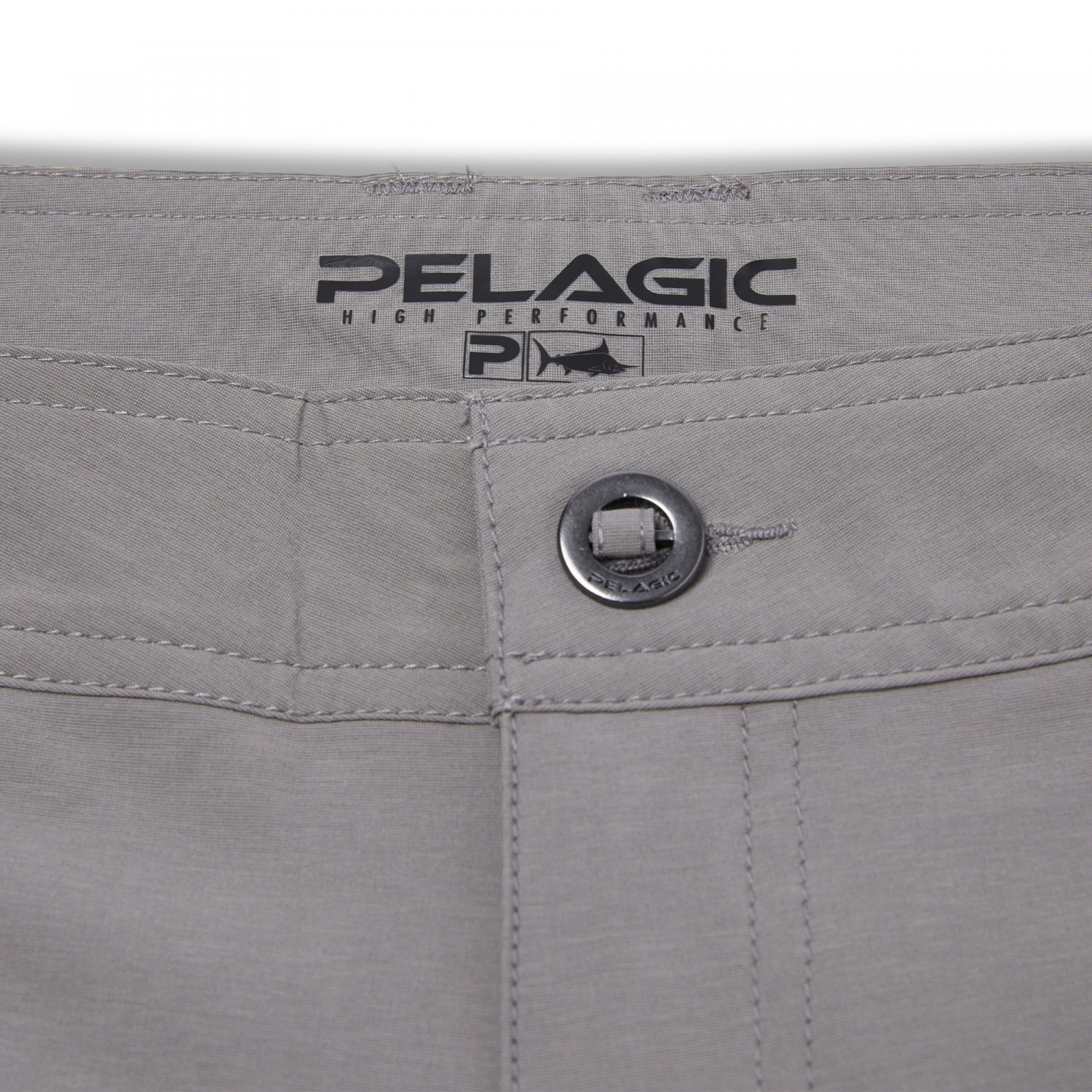 Pelagic Mako Hybrid Solid Short Grey