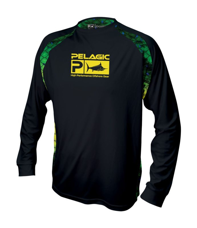 Pelagic Vaportek Sideline Dorado T-Shirt Green
