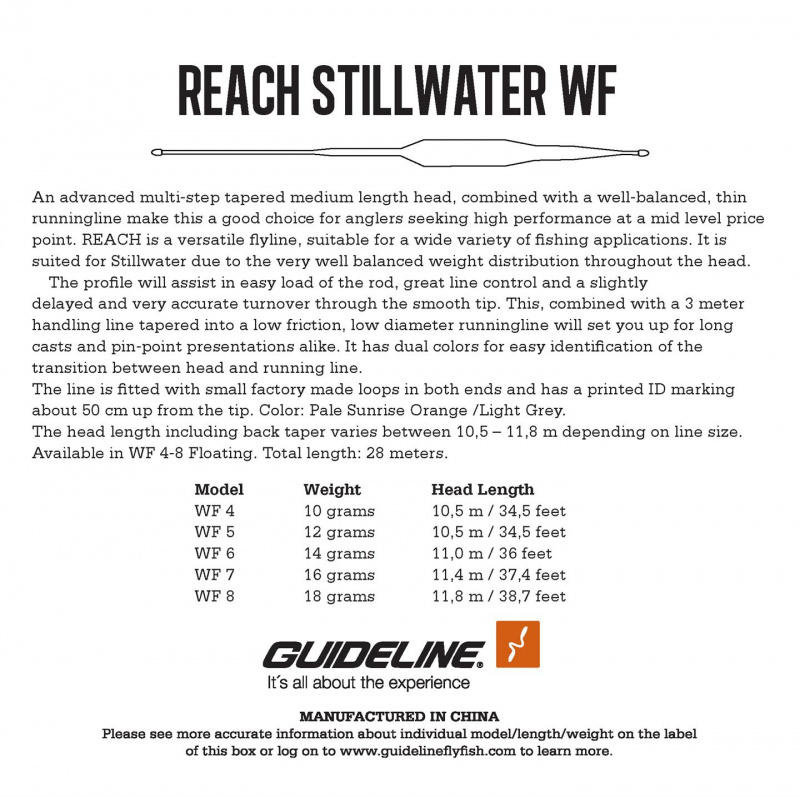 Guideline Reach Stillwater Float