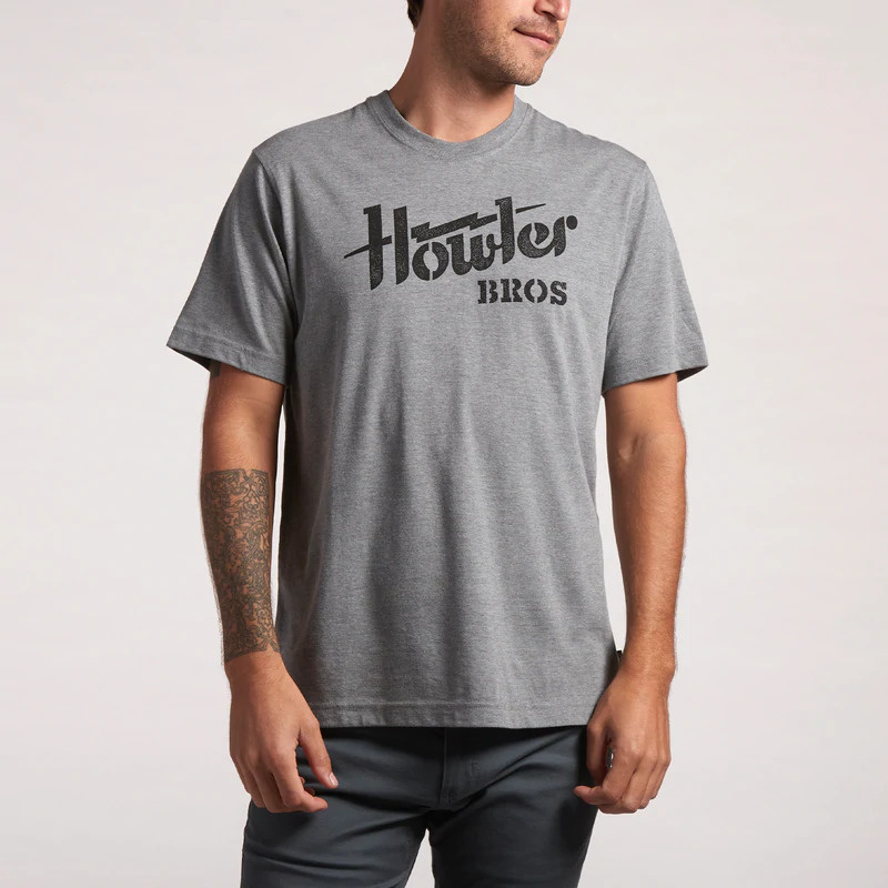 Howler T-Shirt Holwer Electric Stencil Grey Heather