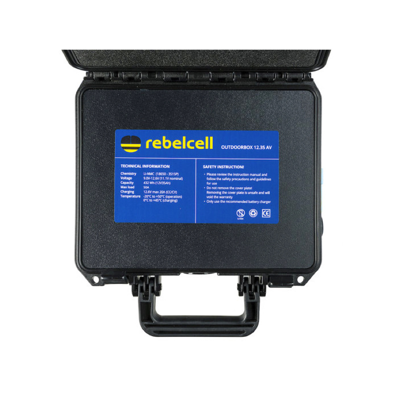 Rebelcell Outdoorbox 12.35 AV