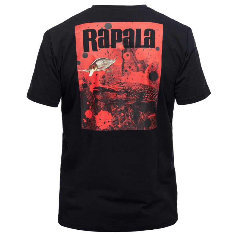 Rapala T-Shirt Splash Svart