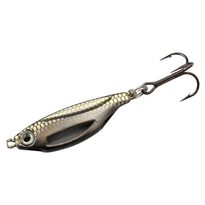 13 Fishing Flash Bang Jigging Rattle Spoon 3,8cm 10,6g - Shiner