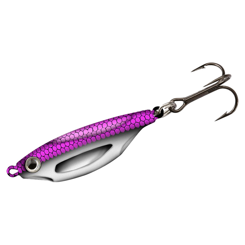 13 Fishing Flash Bang Jigging Rattle Spoon 3,8cm 10,6g - Tickle Me Pink