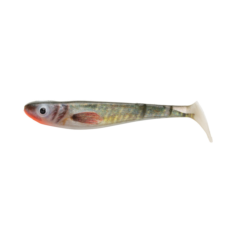 SvartZonker McPerch Shad Realistic Colors 9cm (8-pack) - Real Pike