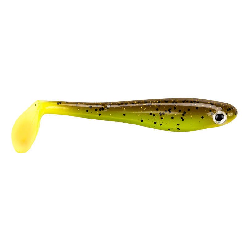 Powerbait Hollow Belly 10cm - Brown Chartreuse
