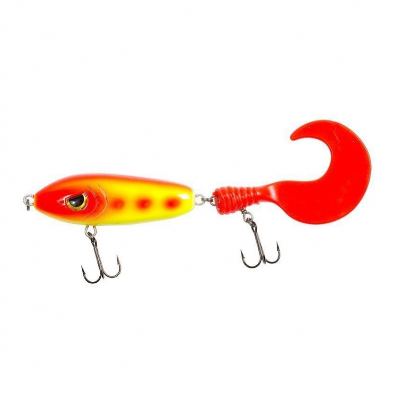 Fladen Maxximus Predator Tail-Or 50g, Yellow & Red