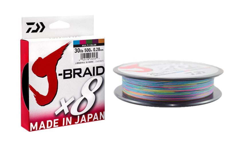 Daiwa J-Braid X8 150m Multi Colour