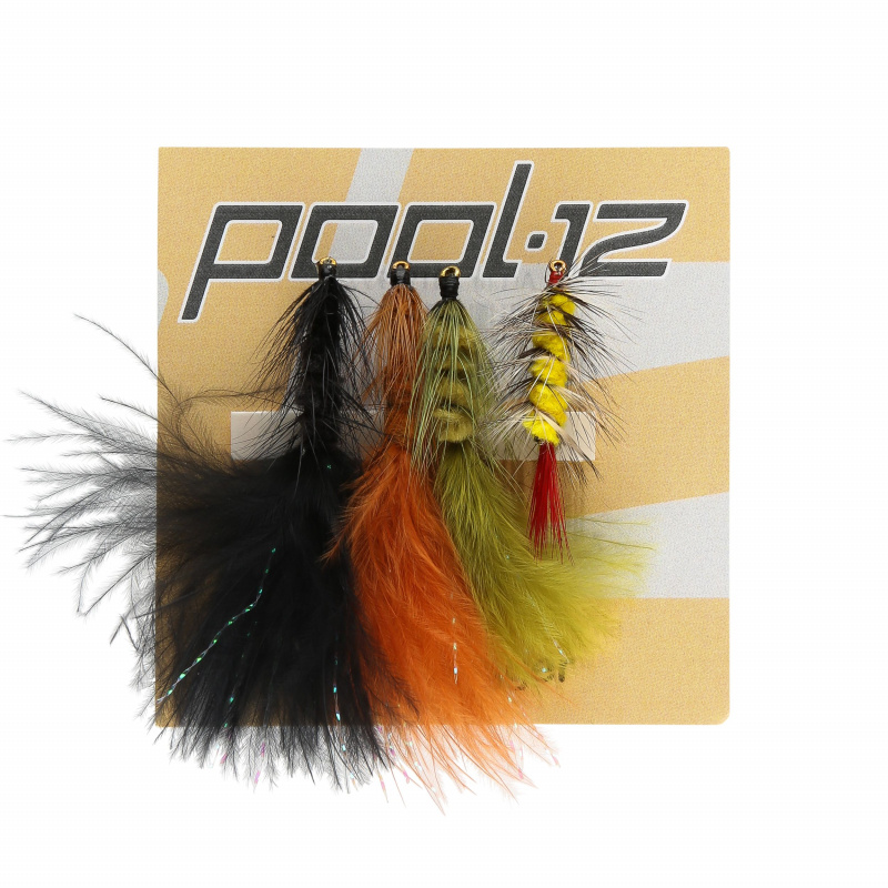 Pool 12 Wolly Bugger (4-pack)