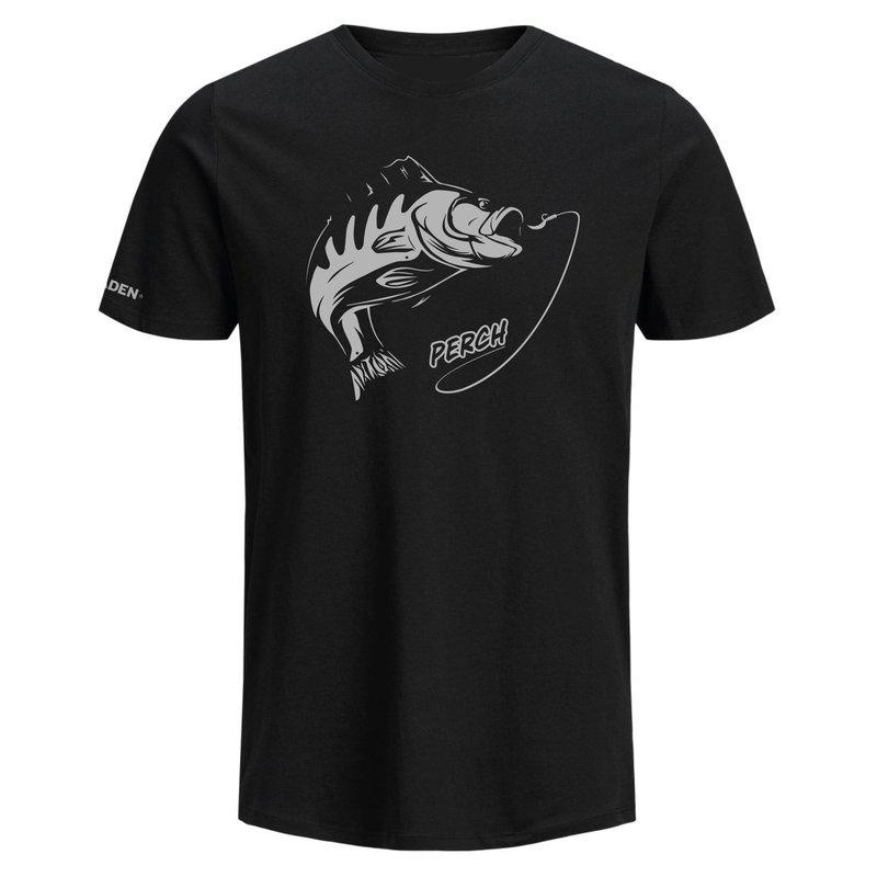 Fladen T-Shirt Fighting Perch Black