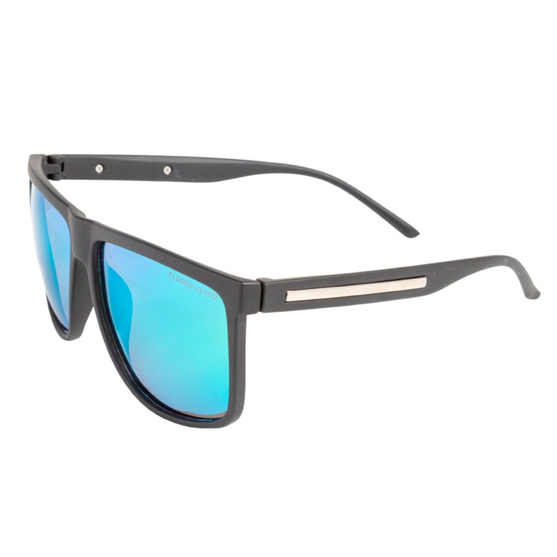 Fladen Polarized Sunglasses Matt Black Green/Grey Revo Lens