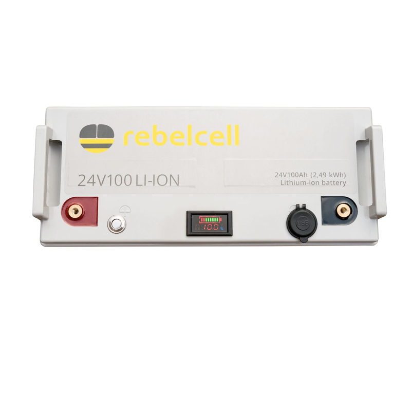 RebelCell 24V50Ah Lithium Akku (1,25kWh) 