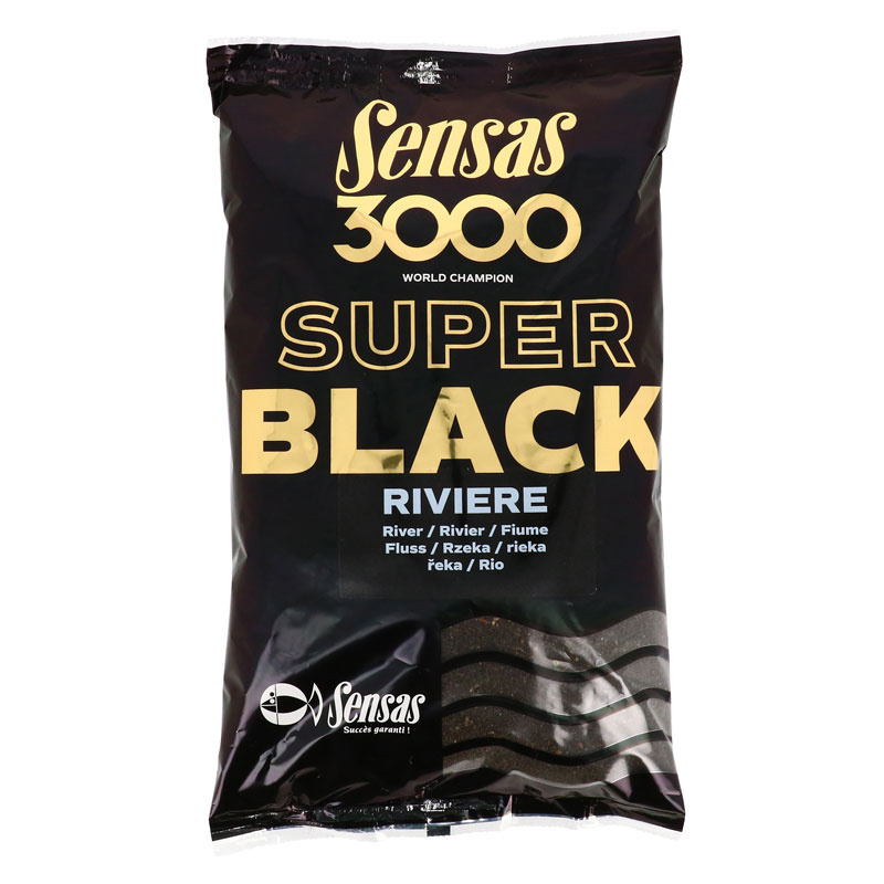 Sensas 3000 Super Black Riviere 1kg