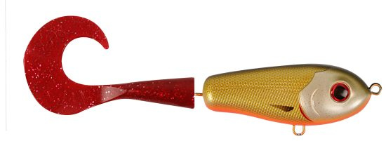 Wolf Tail Jr, sinking, 37gr, 16cm, Dirty Roach - Red