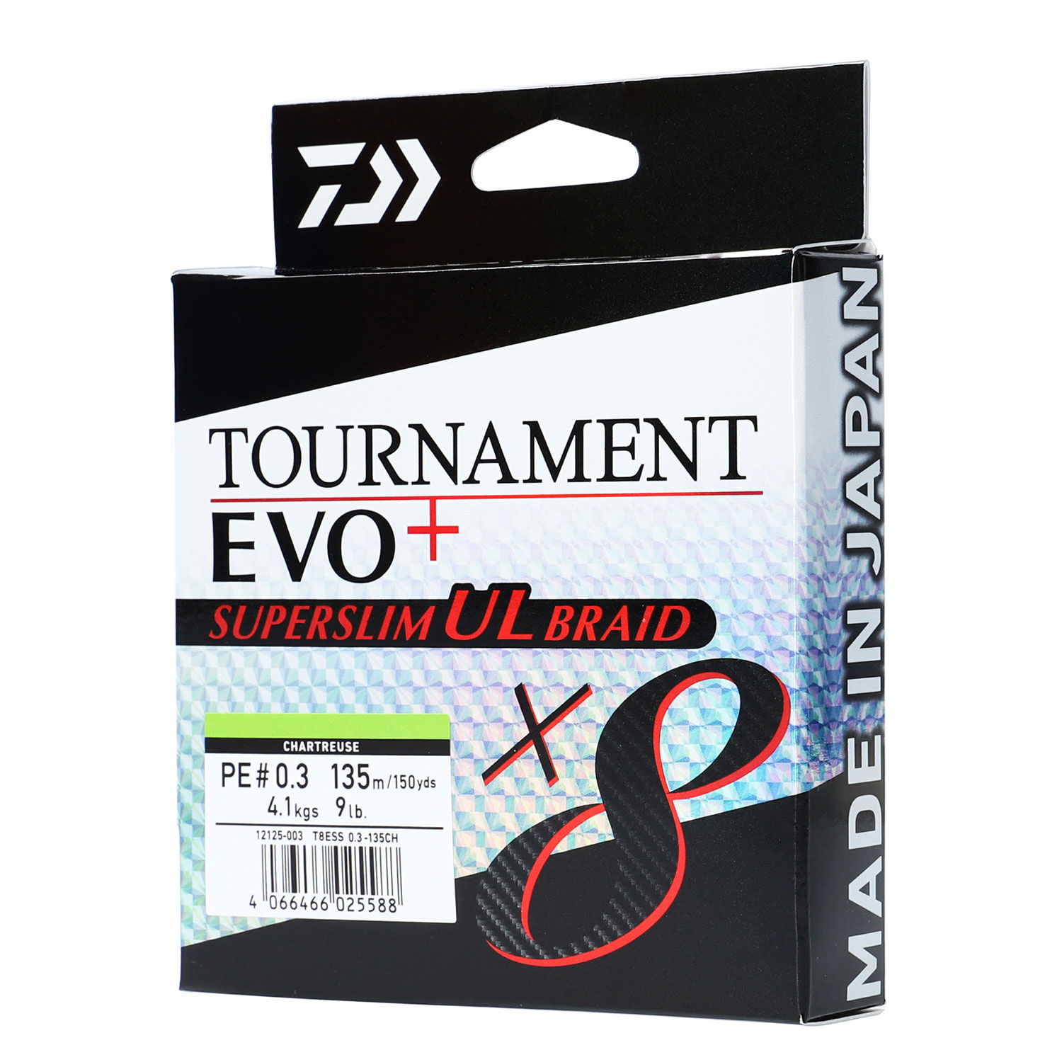 Daiwa Tournament X8 Braid Evo+ Superslim PE# | Sportfiskeprylar.se