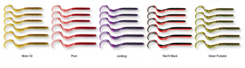 Savage Gear Rib Worm Kit One Size Mix Colors 60pcs