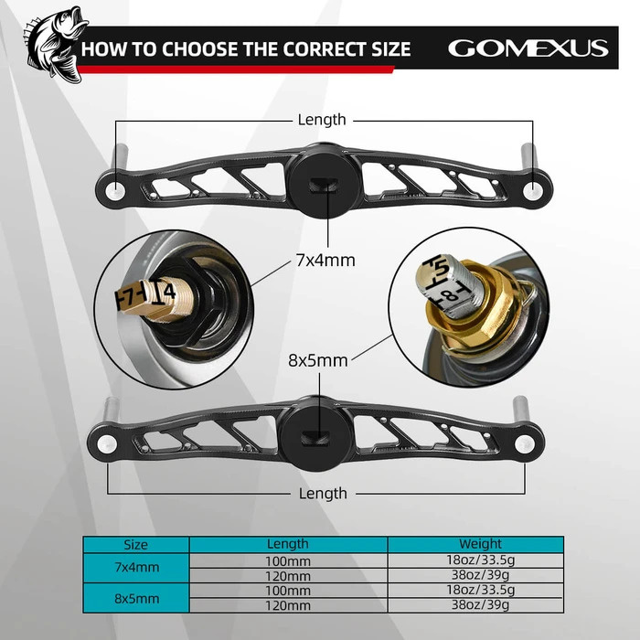 Gomexus Aluminum Double Handle with Cork Knob