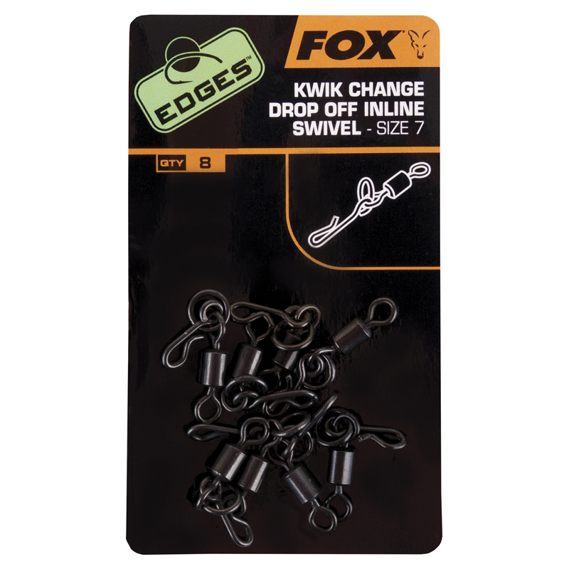 Fox Edges Ring/Kwik Connector Combo Swivel Size 7 (8-pack)