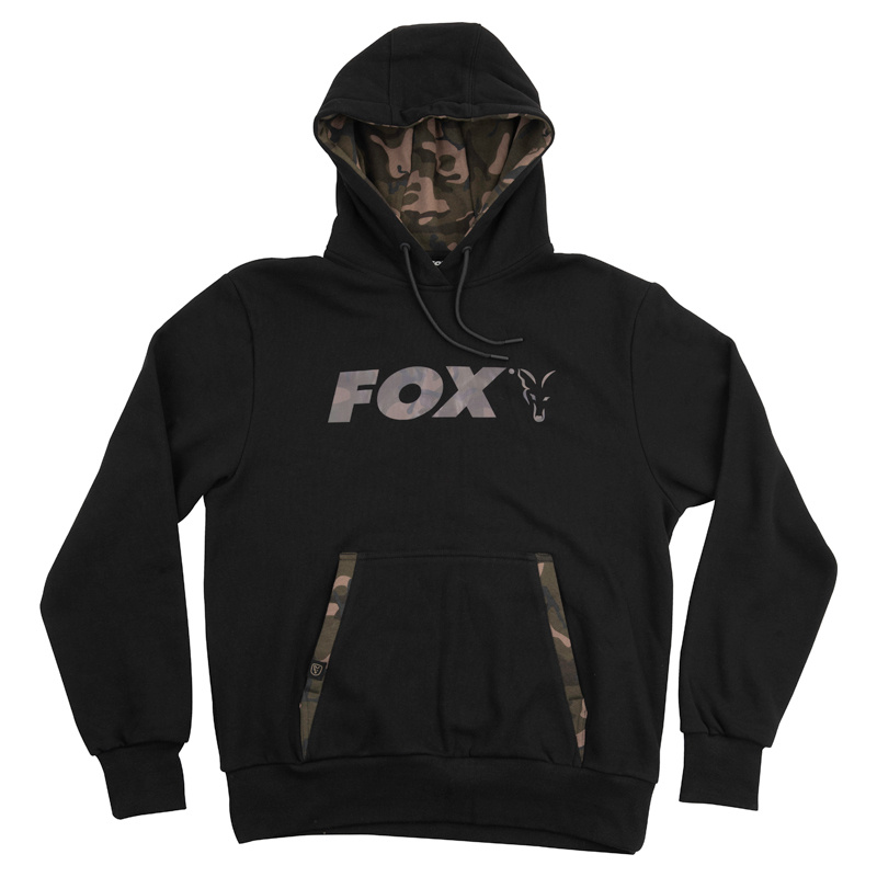 Fox Black/Camo Print Hoody