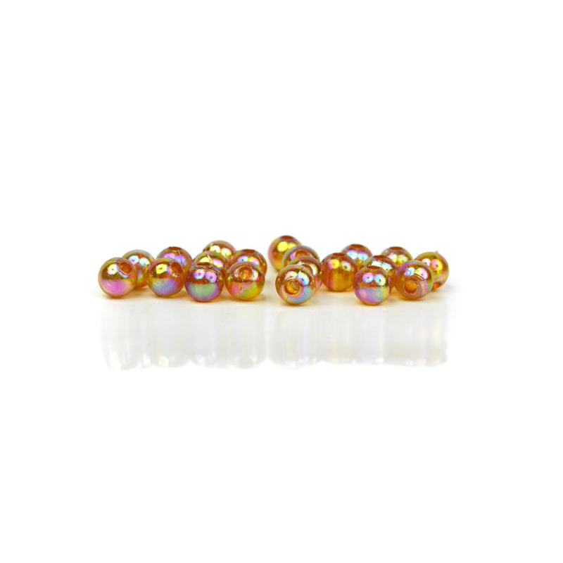 Articulated Beads 6mm - Opal Rootbeer
