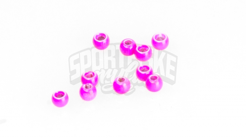 Brass beads 2.8mm - Fluo Pink