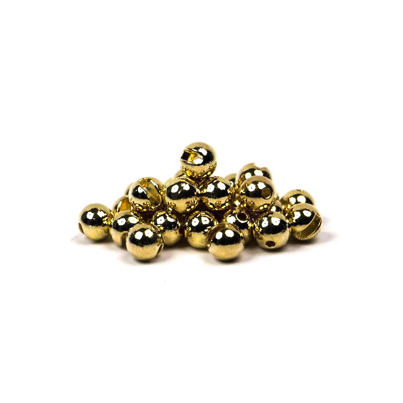 Fly Dressing Slotted Tungsten Beads 3mm, Gold