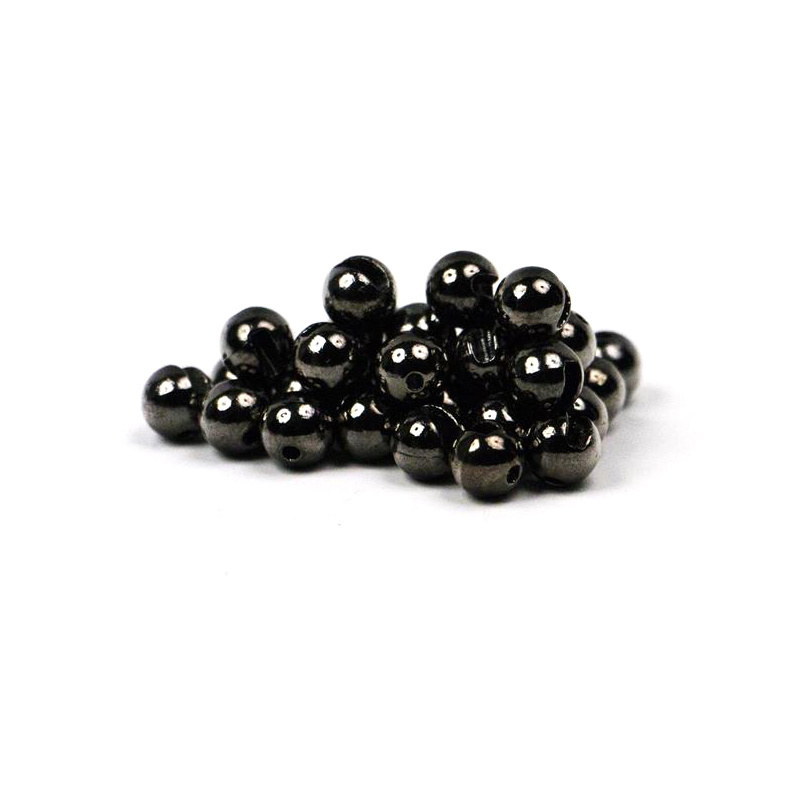 Fly Dressing Slotted Tungsten Beads 3mm, Black Nickel