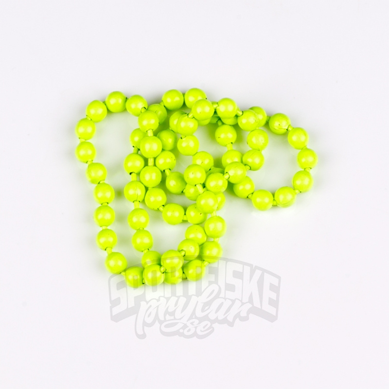 Flourescent Bead Chain Medium #127 Fluo Chartreuse