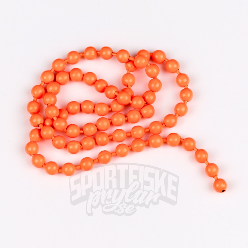 Flourescent Bead Chain Medium #137 Fluo Orange