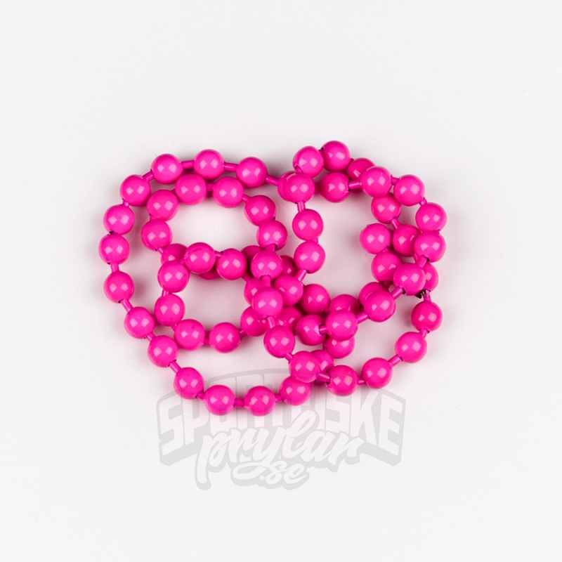 Flourescent Bead Chain Medium #138 Fluo Pink