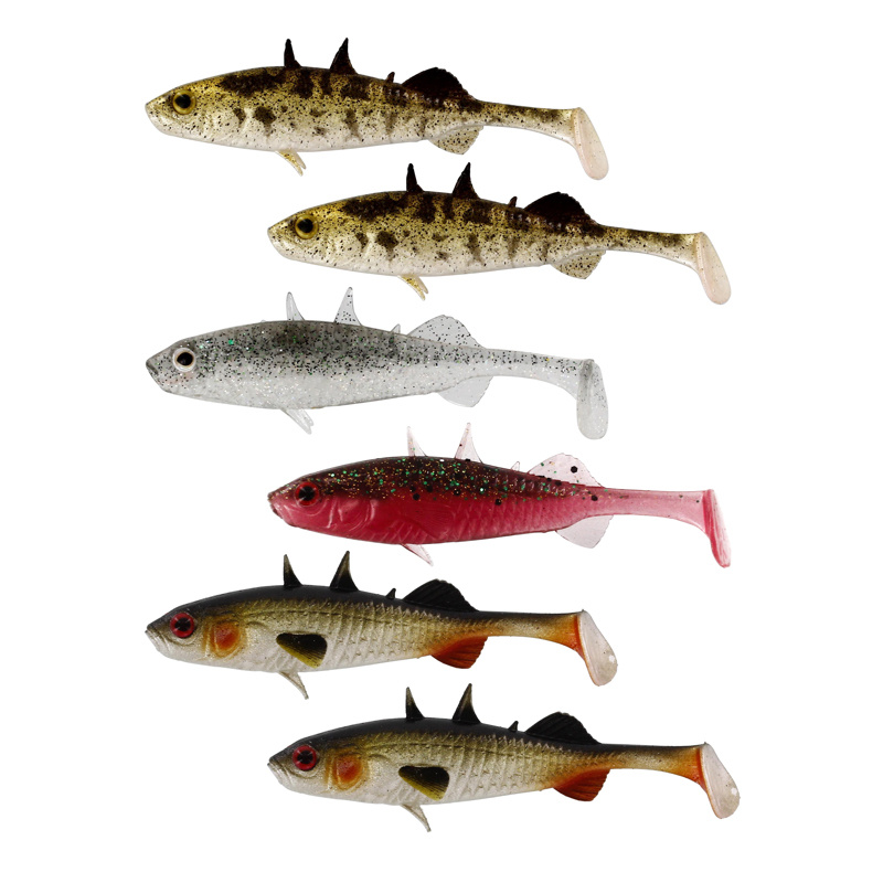 Westin Stanley The Stickleback Shadtail 7,5cm 4g Clear Water Mix (6-pack) 
