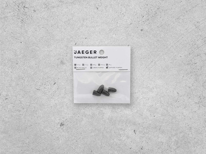 Jaeger Tungsten Bullet Weight Sapphire Pumpkin