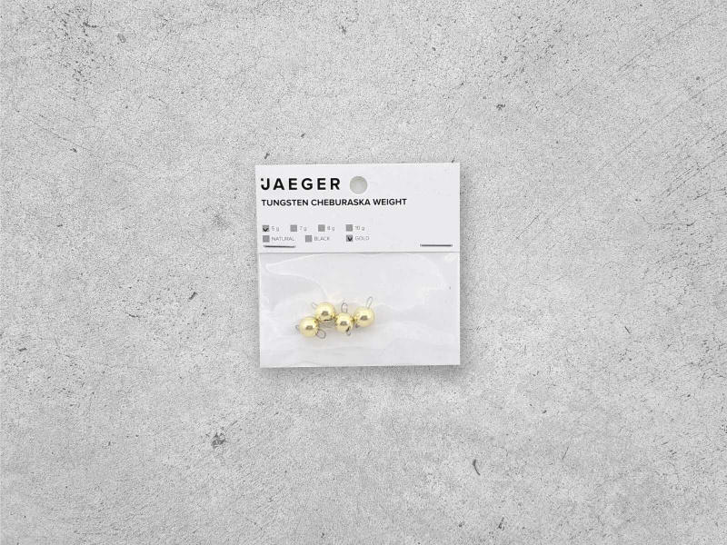 Jaeger Tungsten Cheburashka Sinker Gold