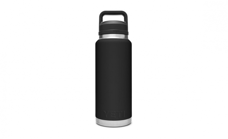 Yeti Rambler 36 Oz Bottle Chug - Black | Sportfiskeprylar.se