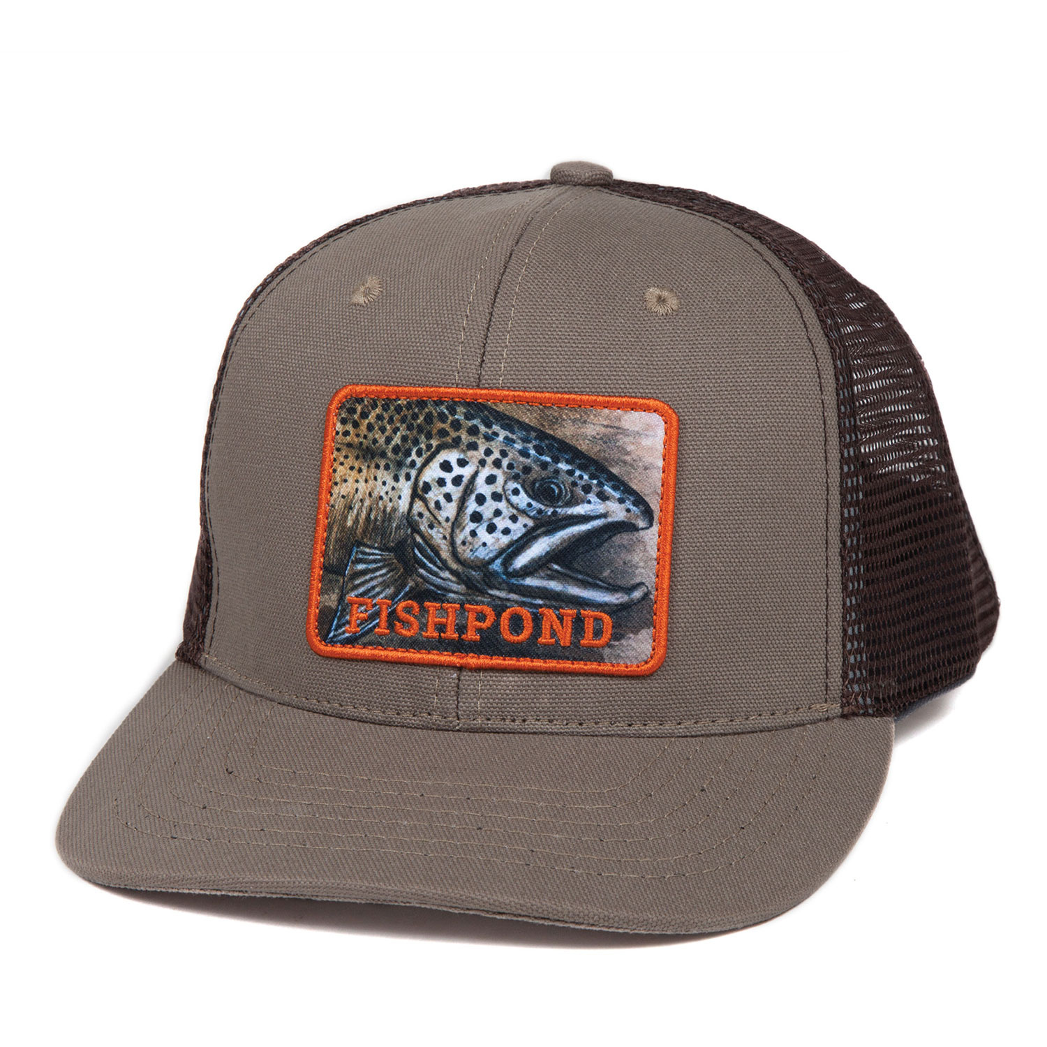 Fishpond Slab Trucker Hat -Sandstone/Brown