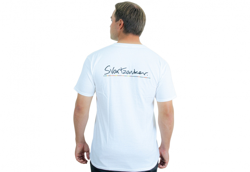 Svartzonker Peace Out T-shirt Vit