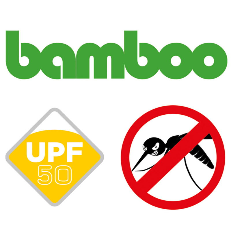 Vision Bamboo Bug & UV Hoodie, Petrol