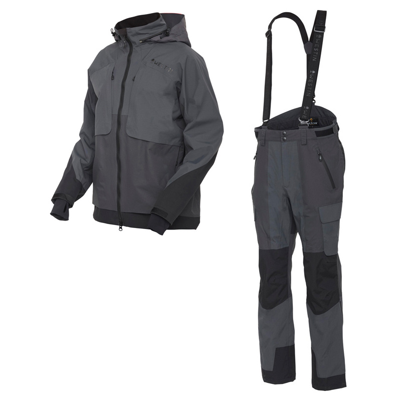 Westin W4 Jacket Gunmetal Gr. L XL XXL Regenjacke Nylon Jacke Gefüttert