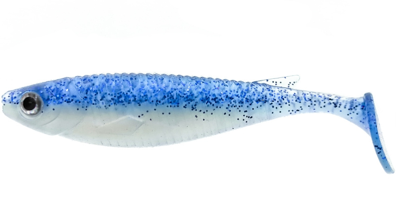 PerchFight Shad 5-Pack, Blue Pearl